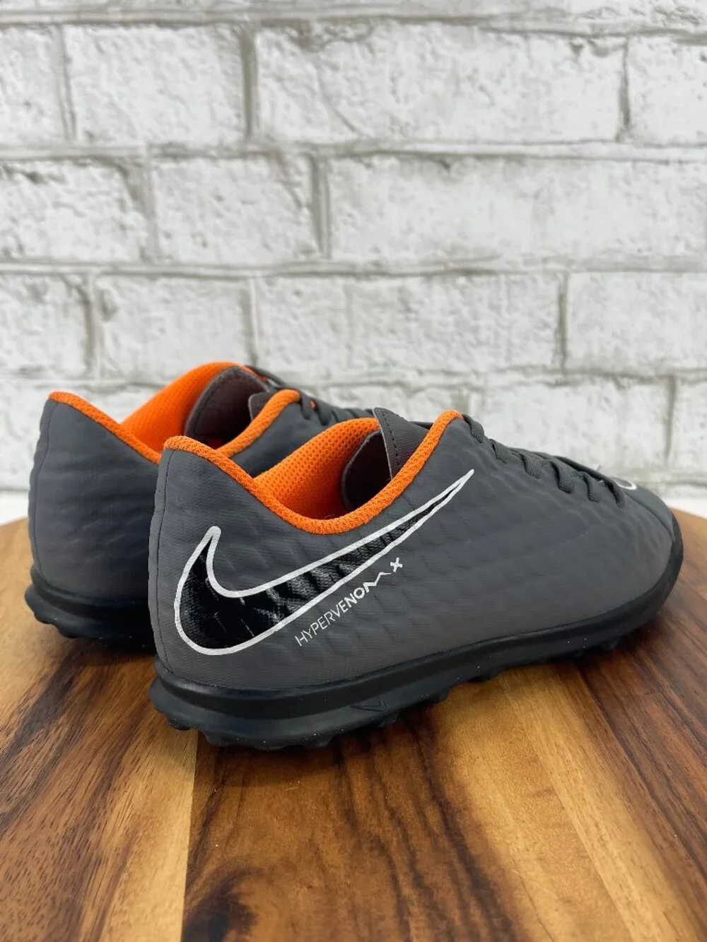 Nike Hypervenom X Phantom 3 Academy TF AH7298-081 Kid 2.5 Gray Turf Soccer Shoes